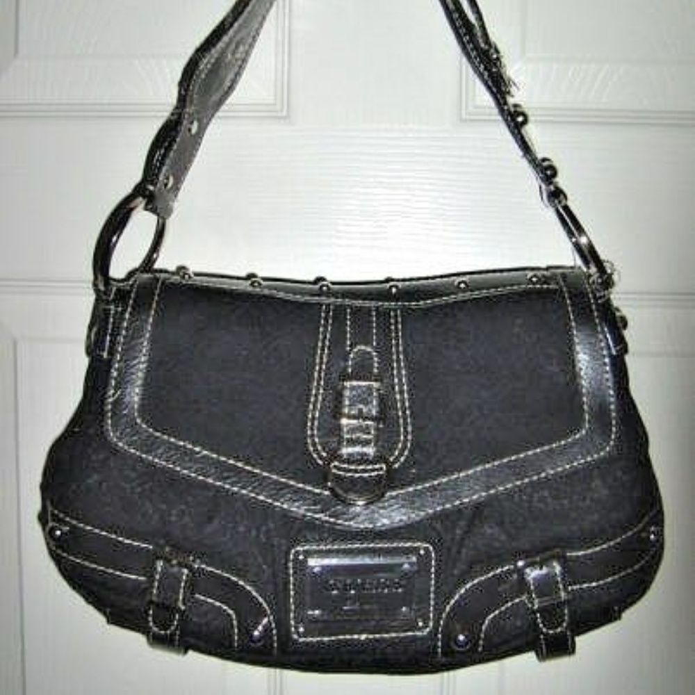 Rare Gorgeous Guess Logo Shoulder Bag Purse